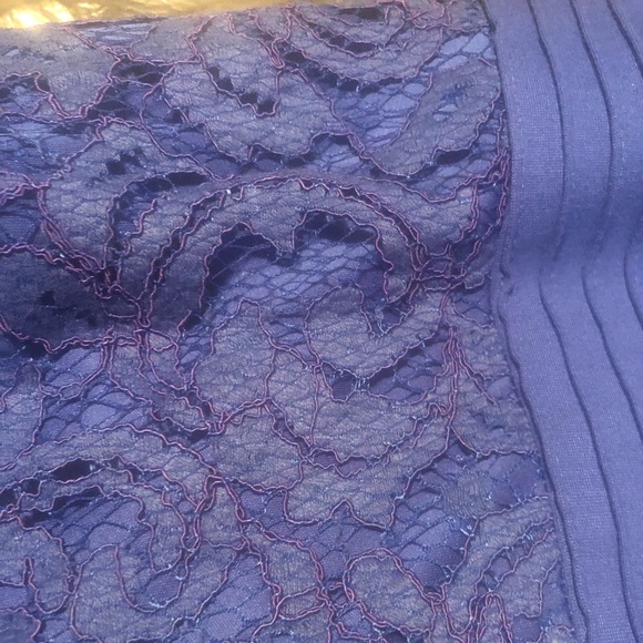 Tadashi Shoji Lace Long Evening Gown - Picture 7 of 11